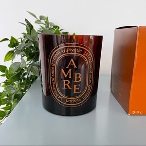 Diptyque large colored Ambre jar